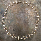 Hoard Necklace No 2 - Champagne Pearl