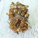 Chaos Cuff - Citrine & Pearl