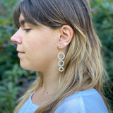 Pearl Graduated Circles Earrings