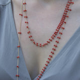 Coral Rain necklace by Estyn Hulbert